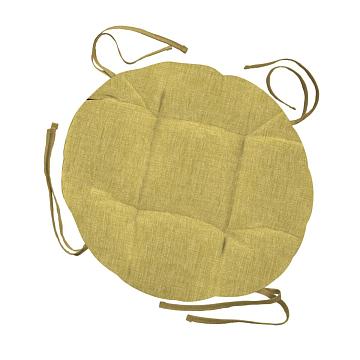 Подушка на стул с тафтингом круглая Vse DOMA 60008-18 Цедра