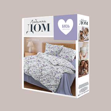 КПБ Любимый дом Бязь 60363-1/24600-26 Флория н/у