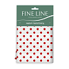 Комплект вафельных полотенец Fine Line 62040-1 Красный горох на белом