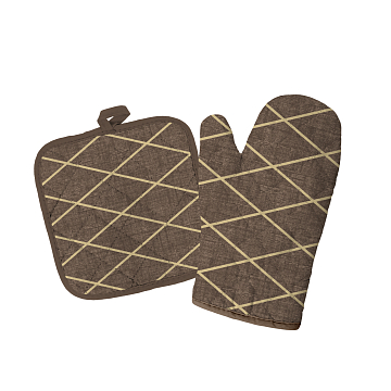 Набор из рогожки прихватка, рукавица Vse DOMA 60369-1 Риони