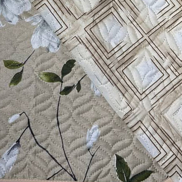 Покрывало двустороннее Комфорт Цветочная нежность