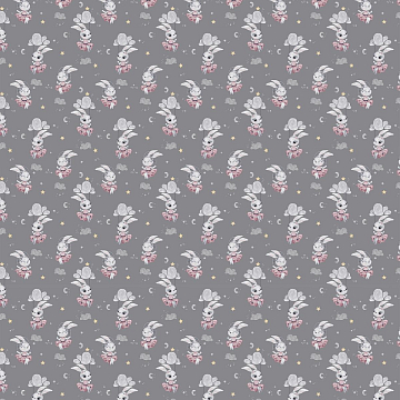 Перкаль 150 см 13331-1 Зайчики