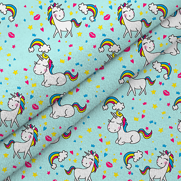 Фланель 90 см 29145-3 Лошадки