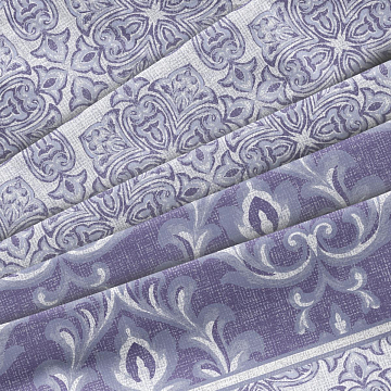 Бязь Премиум 220 см наб 40490-2 Беатрис фиолетовый