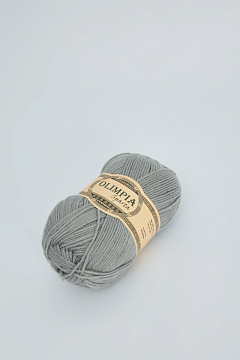 Пряжа для ручного вязания Олимпия Спарта/Olimpia Sparta цв.IR15 серый 5шт*100г