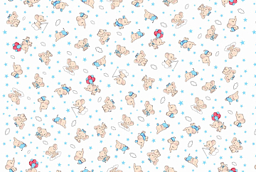 Ситец 95 см набивной 29153-1 Слоник