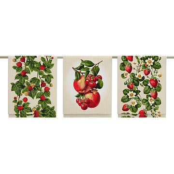 Полотно вафельное 150 см наб 29336-1 Сочный нектар