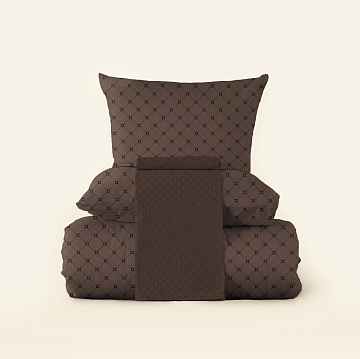 КПБ Fine Line Перкаль 50118-1/50168-3 Мокко Арт