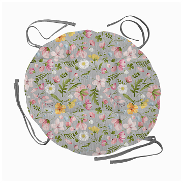 Подушка на стул с тафтингом круглая Все ДOMA/Vse DOMA 60359-1 Офелия