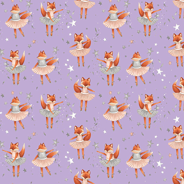 Перкаль 150 см наб 13462-1 Лисята